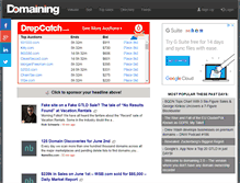 Tablet Screenshot of domaining.com